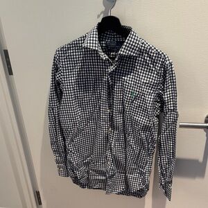 Polo Ralph Lauren Blue and White Gingham Shirt